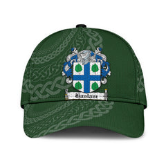 Clan Haslam Coat Of Arms - Irish Family Crest St Patrick's Day Classic CapOQ91 Classic Cap - Haslam Coat Of Arms St Patrick's Day Classic Cap Irish Cap