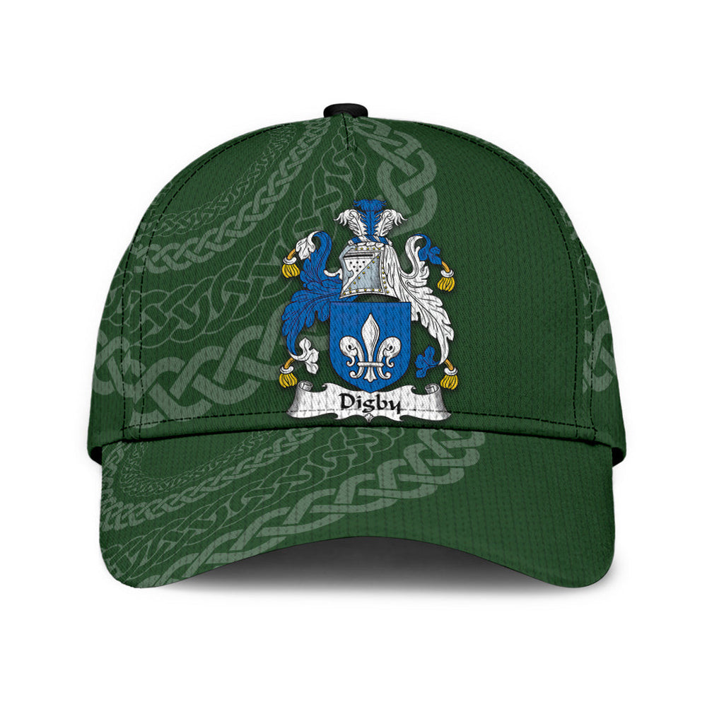 Clan Digby Coat Of Arms - Irish Family Crest St Patrick's Day Classic CapRL13 Classic Cap - Digby Coat Of Arms St Patrick's Day Classic Cap Irish Cap
