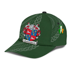 Clan Comerford Coat Of Arms - Irish Family Crest St Patrick's Day Classic CapLZ88 Classic Cap - Comerford Coat Of Arms St Patrick's Day Classic Cap Irish Cap