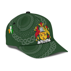 Clan Faulkiner Coat Of Arms - Irish Family Crest St Patrick's Day Classic CapKB56 Classic Cap - Faulkiner Coat Of Arms St Patrick's Day Classic Cap Irish Cap