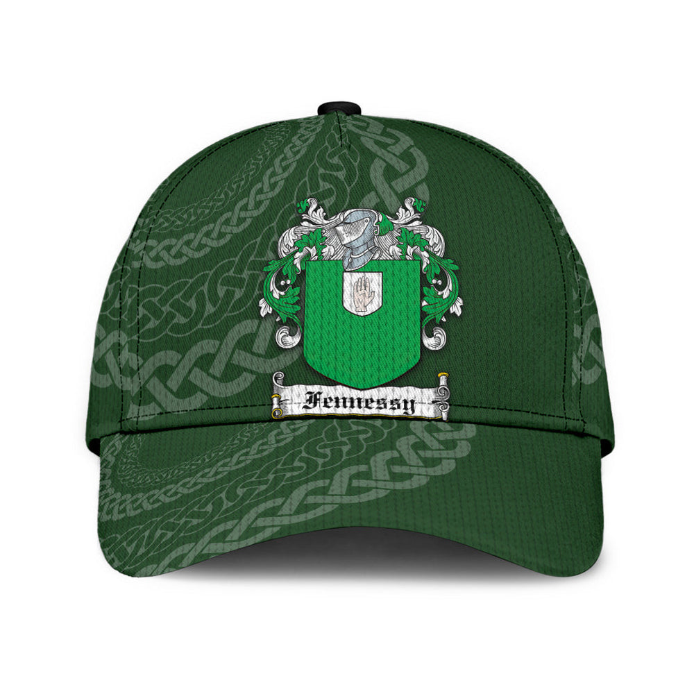Clan Fennessy Coat Of Arms - Irish Family Crest St Patrick's Day Classic CapSG14 Classic Cap - Fennessy Coat Of Arms St Patrick's Day Classic Cap Irish Cap