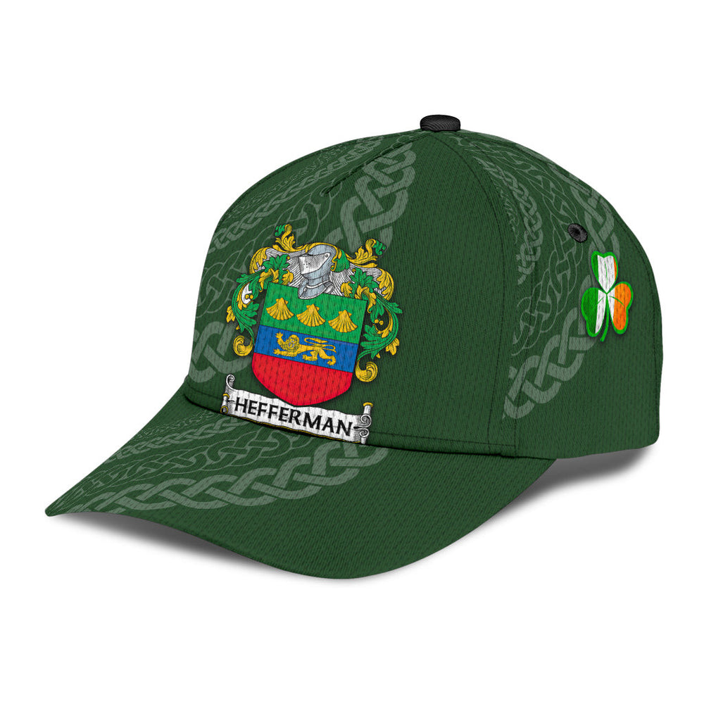 Clan Hefferman Coat Of Arms - Irish Family Crest St Patrick's Day Classic CapEK47 Classic Cap - Hefferman Coat Of Arms St Patrick's Day Classic Cap Irish Cap