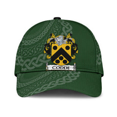 Clan Codde Coat Of Arms - Irish Family Crest St Patrick's Day Classic CapVY29 Classic Cap - Codde Coat Of Arms St Patrick's Day Classic Cap Irish Cap