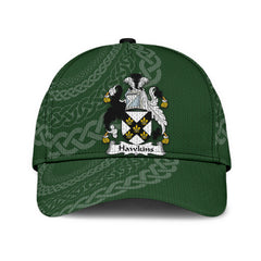 Clan Hawkins Coat Of Arms - Irish Family Crest St Patrick's Day Classic CapGQ29 Classic Cap - Hawkins Coat Of Arms St Patrick's Day Classic Cap Irish Cap