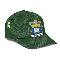 Clan Conroy Coat Of Arms - Irish Family Crest St Patrick's Day Classic CapFA68 Classic Cap - Conroy Coat Of Arms St Patrick's Day Classic Cap Irish Cap