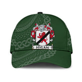 Clan Hylan Coat Of Arms - Irish Family Crest St Patrick's Day Classic CapRK63 Classic Cap - Hylan Coat Of Arms St Patrick's Day Classic Cap Irish Cap