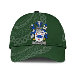 Clan Crowley Coat Of Arms - Irish Family Crest St Patrick's Day Classic CapBE87 Classic Cap - Crowley Coat Of Arms St Patrick's Day Classic Cap Irish Cap