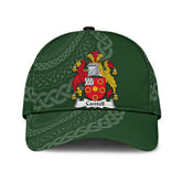 Clan Cantell Coat Of Arms - Irish Family Crest St Patrick's Day Classic CapCF46 Classic Cap - Cantell Coat Of Arms St Patrick's Day Classic Cap Irish Cap