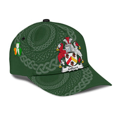 Clan Gilbert Coat Of Arms - Irish Family Crest St Patrick's Day Classic CapWQ21 Classic Cap - Gilbert Coat Of Arms St Patrick's Day Classic Cap Irish Cap