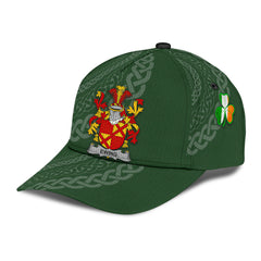 Clan Ewing Coat Of Arms - Irish Family Crest St Patrick's Day Classic CapTW58 Classic Cap - Ewing Coat Of Arms St Patrick's Day Classic Cap Irish Cap