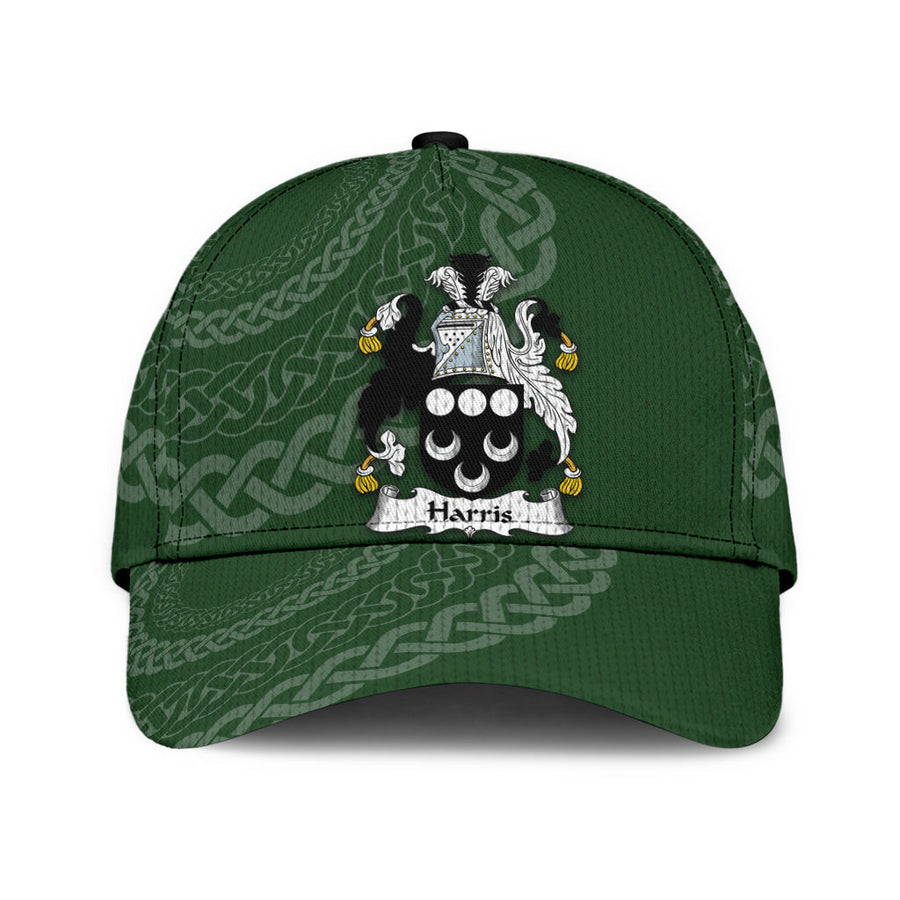 Clan Harris Coat Of Arms - Irish Family Crest St Patrick's Day Classic CapXD88 Classic Cap - Harris Coat Of Arms St Patrick's Day Classic Cap Irish Cap