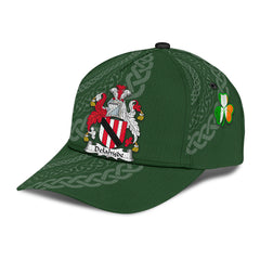 Clan Delahyde Coat Of Arms - Irish Family Crest St Patrick's Day Classic CapEN73 Classic Cap - Delahyde Coat Of Arms St Patrick's Day Classic Cap Irish Cap