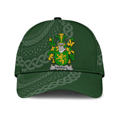 Clan Farrell Coat Of Arms - Irish Family Crest St Patrick's Day Classic CapRJ84 Classic Cap - Farrell Coat Of Arms St Patrick's Day Classic Cap Irish Cap