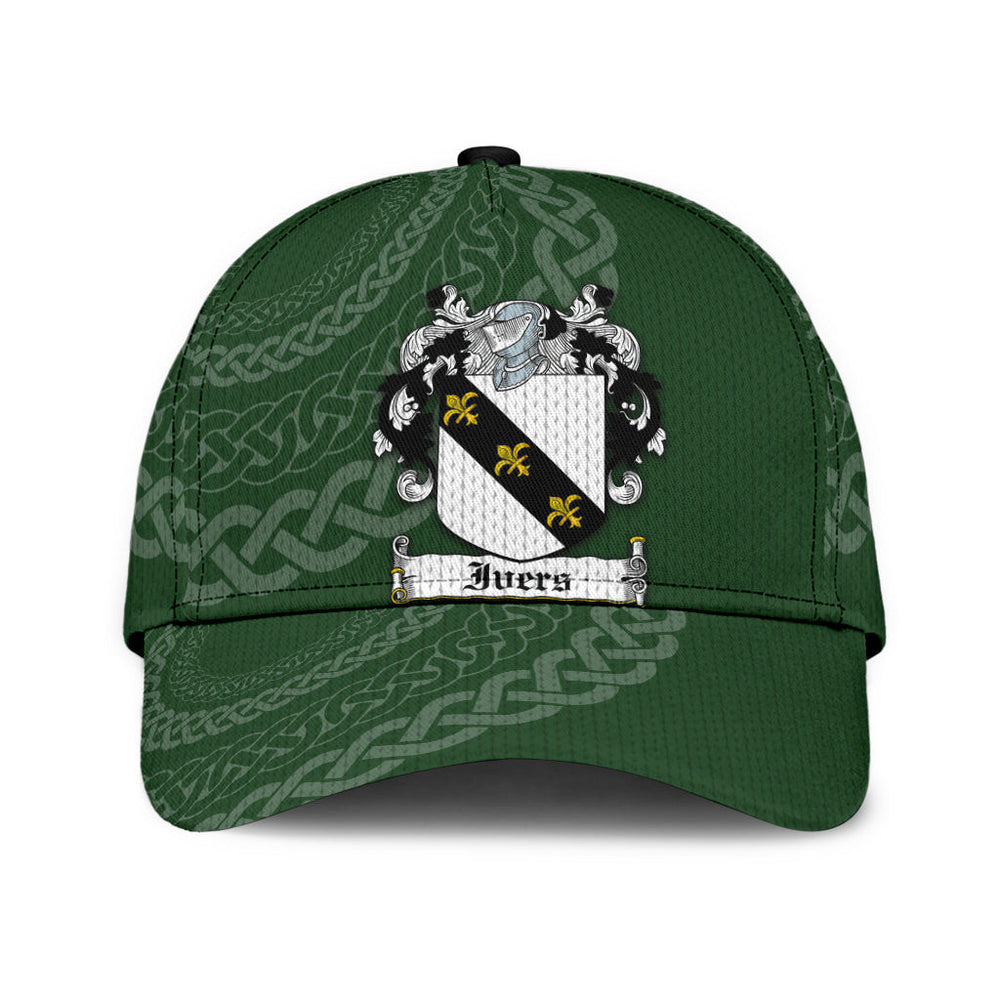 Clan Ivers Coat Of Arms - Irish Family Crest St Patrick's Day Classic CapTF47 Classic Cap - Ivers Coat Of Arms St Patrick's Day Classic Cap Irish Cap