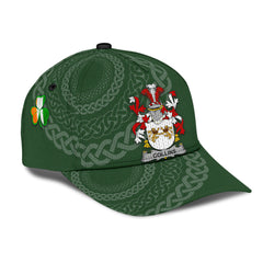 Clan Collins Coat Of Arms - Irish Family Crest St Patrick's Day Classic CapDO84 Classic Cap - Collins Coat Of Arms St Patrick's Day Classic Cap Irish Cap