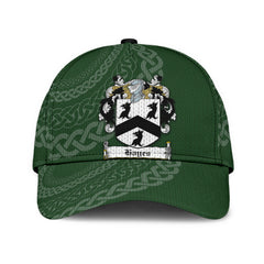 Clan Hayes Coat Of Arms - Irish Family Crest St Patrick's Day Classic CapPG76 Classic Cap - Hayes Coat Of Arms St Patrick's Day Classic Cap Irish Cap