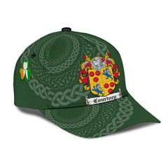 Clan Courtney Coat Of Arms - Irish Family Crest St Patrick's Day Classic CapCR91 Classic Cap - Courtney Coat Of Arms St Patrick's Day Classic Cap Irish Cap