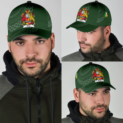 Clan Hicks Coat Of Arms - Irish Family Crest St Patrick's Day Classic CapYX59 Classic Cap - Hicks Coat Of Arms St Patrick's Day Classic Cap Irish Cap