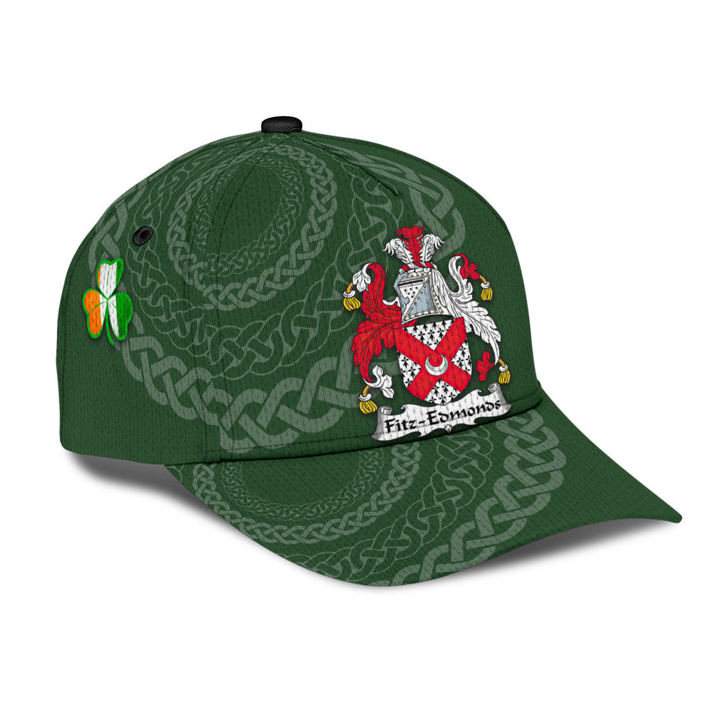 Clan Fitzedmonds Coat Of Arms - Irish Family Crest St Patrick's Day Classic CapND23 Classic Cap - Fitzedmonds Coat Of Arms St Patrick's Day Classic Cap Irish Cap