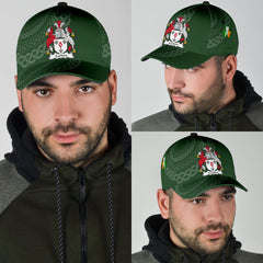 Clan Carden Coat Of Arms - Irish Family Crest St Patrick's Day Classic CapIJ28 Classic Cap - Carden Coat Of Arms St Patrick's Day Classic Cap Irish Cap