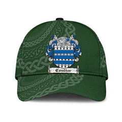 Clan Coulter Coat Of Arms - Irish Family Crest St Patrick's Day Classic CapPG95 Classic Cap - Coulter Coat Of Arms St Patrick's Day Classic Cap Irish Cap