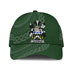 Clan Goodman Coat Of Arms - Irish Family Crest St Patrick's Day Classic CapQL73 Classic Cap - Goodman Coat Of Arms St Patrick's Day Classic Cap Irish Cap