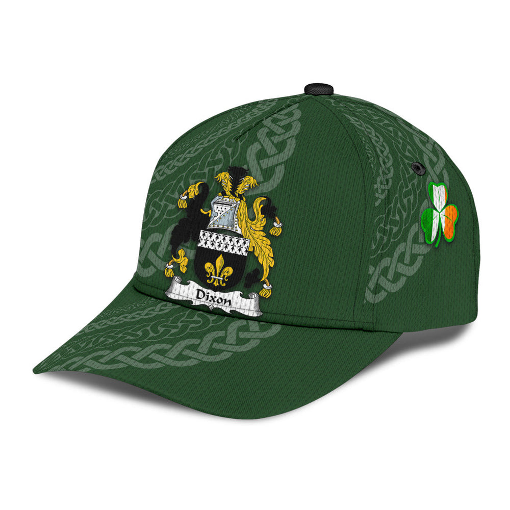 Clan Dixon Coat Of Arms - Irish Family Crest St Patrick's Day Classic CapVE12 Classic Cap - Dixon Coat Of Arms St Patrick's Day Classic Cap Irish Cap