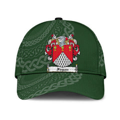 Clan Fagan Coat Of Arms - Irish Family Crest St Patrick's Day Classic CapPS63 Classic Cap - Fagan Coat Of Arms St Patrick's Day Classic Cap Irish Cap