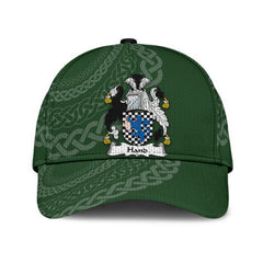 Clan Hand Coat Of Arms - Irish Family Crest St Patrick's Day Classic CapYR61 Classic Cap - Hand Coat Of Arms St Patrick's Day Classic Cap Irish Cap