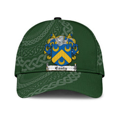 Clan Canty Coat Of Arms - Irish Family Crest St Patrick's Day Classic CapVG81 Classic Cap - Canty Coat Of Arms St Patrick's Day Classic Cap Irish Cap