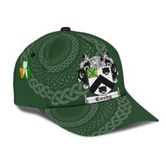 Clan Cosby Coat Of Arms - Irish Family Crest St Patrick's Day Classic CapFN45 Classic Cap - Cosby Coat Of Arms St Patrick's Day Classic Cap Irish Cap