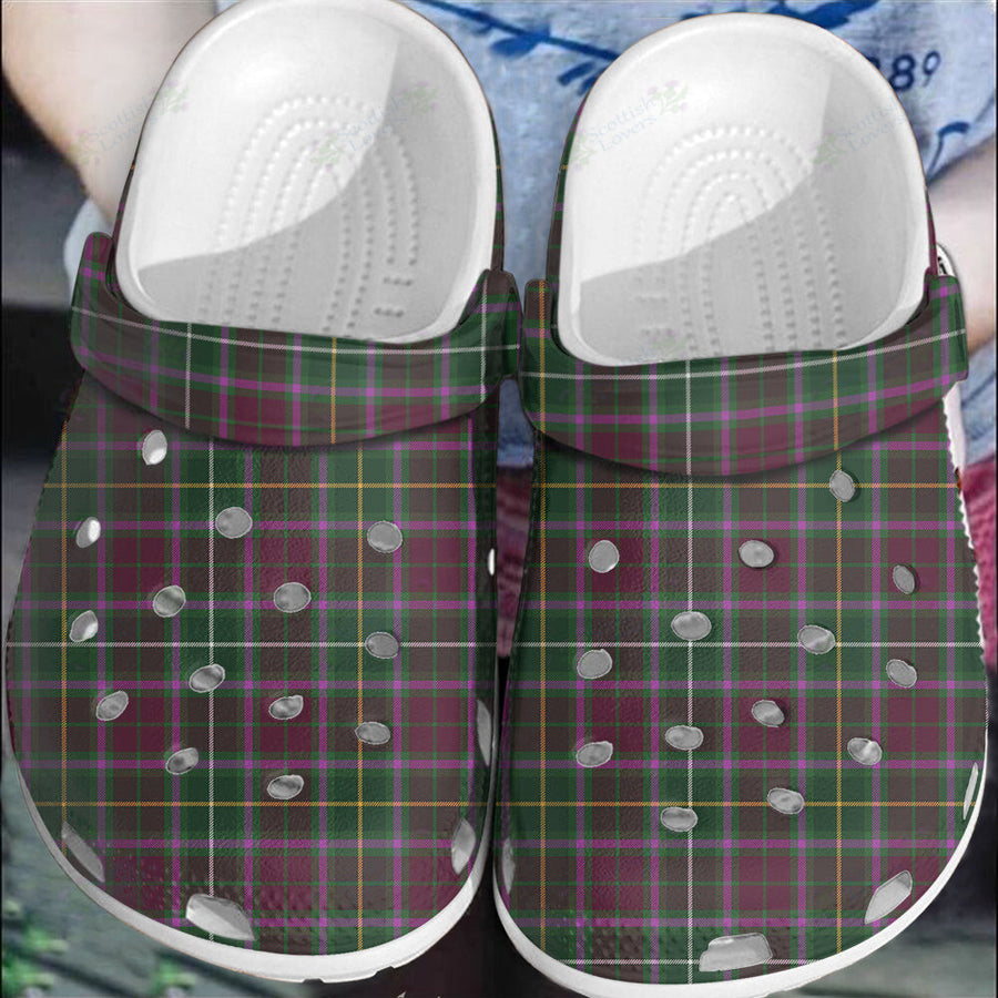Clan Crosbie Tartan Clogs Classic