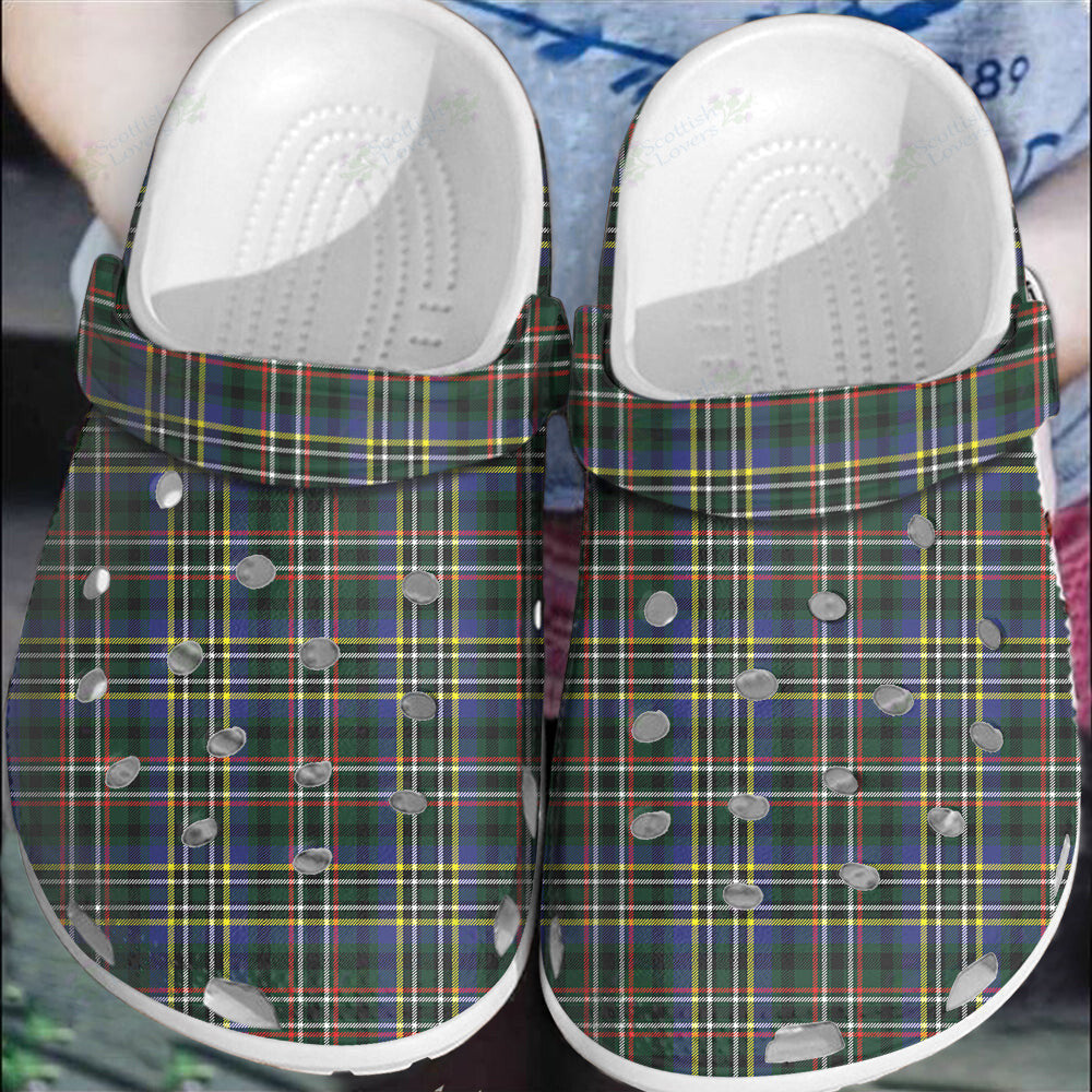Clan Scott Green Modern Tartan Clogs Classic XS24 Scott Green Modern Tartan Tartan Today