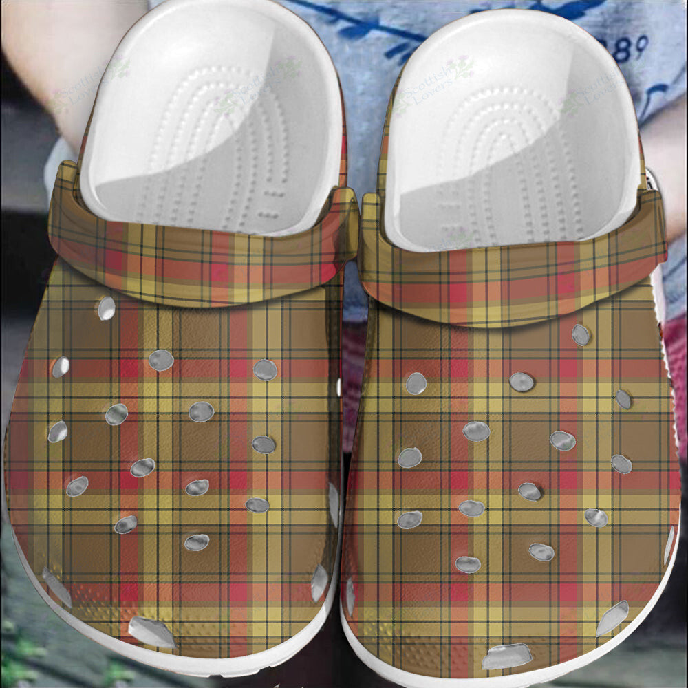 Clan MacMillan Old Weathered Tartan Clogs Classic QG97 MacMillan Old Weathered Tartan Tartan Today