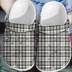 Clan Scott Black & White Ancient Tartan Clogs Classic DG65 Scott Black & White Ancient Tartan Tartan Today