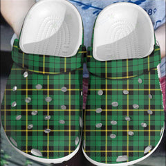 Clan Wallace Hunting Green Tartan Clogs Classic XR32 Wallace Hunting Green Tartan Tartan Today