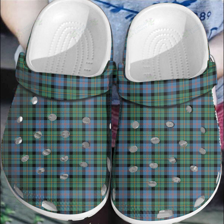 Clan Malcolm Ancient Tartan Clogs Classic