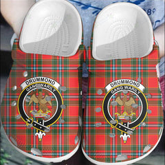 Clan Drummond of Perth Tartan Crest Clogs Classic GX63 Drummond of Perth Tartan Tartan Today