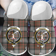 Clan MacRae Hunting Weathered Tartan Crest Clogs Classic HQ92 MacRae Hunting Weathered Tartan Tartan Today