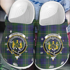 Clan Johnston Modern Tartan Crest Clogs Classic BI87 Johnston Modern Tartan Tartan Today
