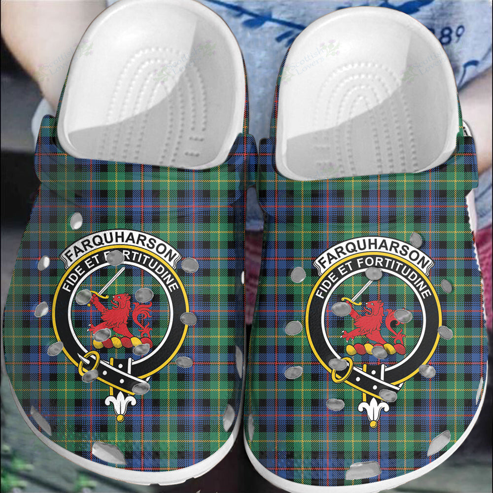 Clan Farquharson Ancient Tartan Crest Clogs Classic RH49 Farquharson Ancient Tartan Tartan Today