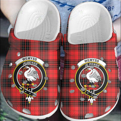 Clan Wemyss Modern Tartan Crest Clogs Classic KM96 Wemyss Modern Tartan Tartan Today