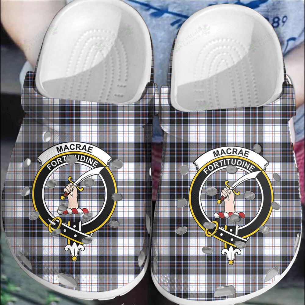 Clan MacRae Dress Modern Tartan Crest Clogs Classic AB92 MacRae Dress Modern Tartan Tartan Today