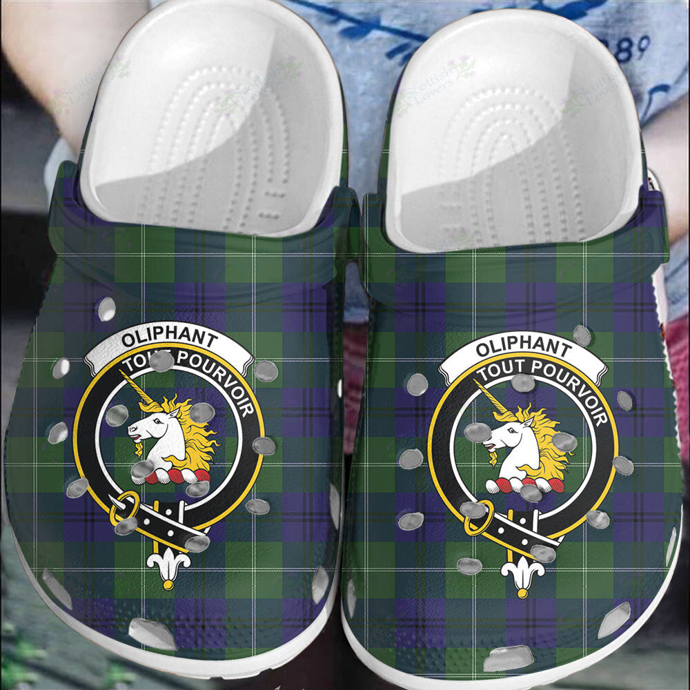 Clan Oliphant Modern Tartan Crest Clogs Classic RT82 Oliphant Modern Tartan Tartan Today
