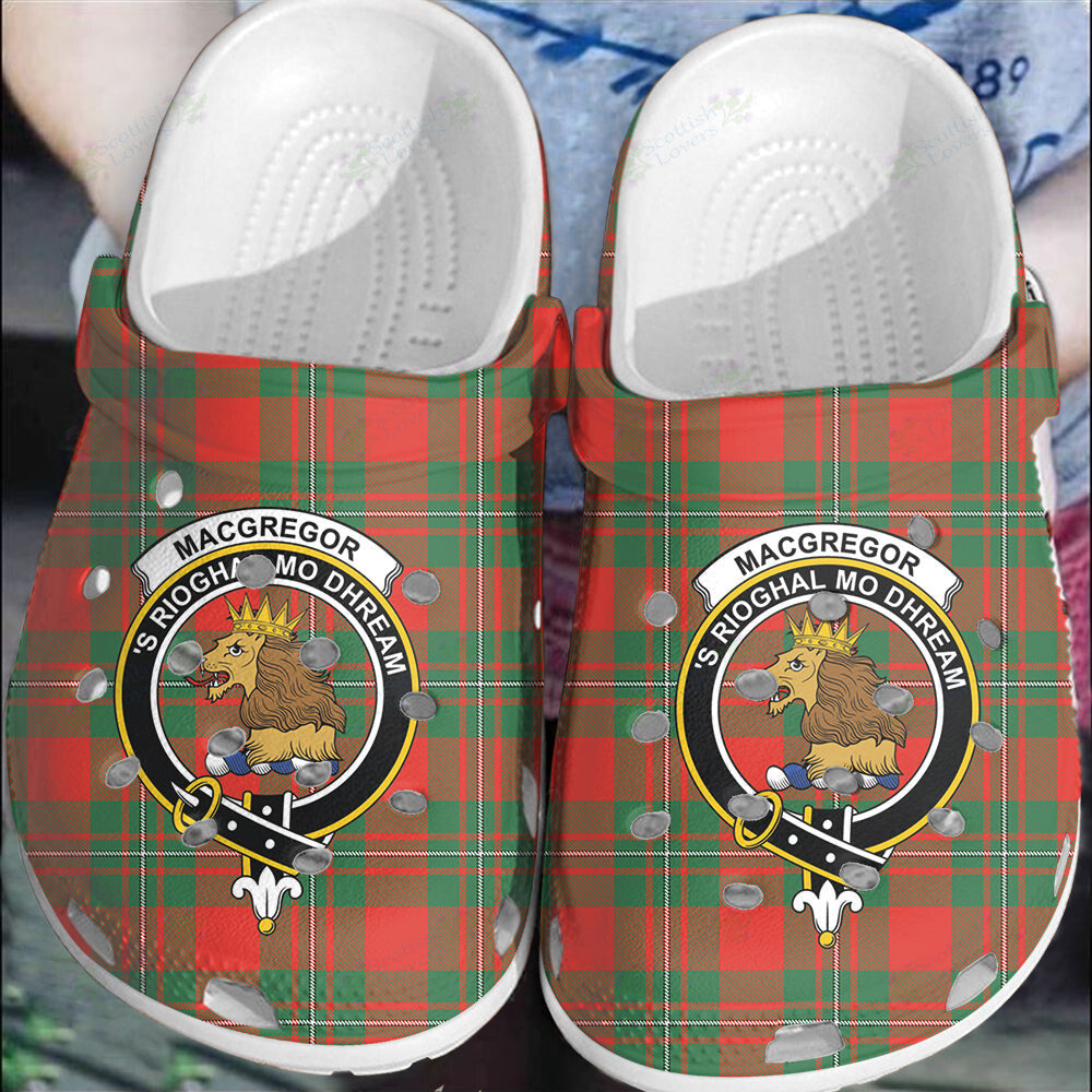 Clan MacGregor Ancient Tartan Crest Clogs Classic DO66 MacGregor Ancient Tartan Tartan Today