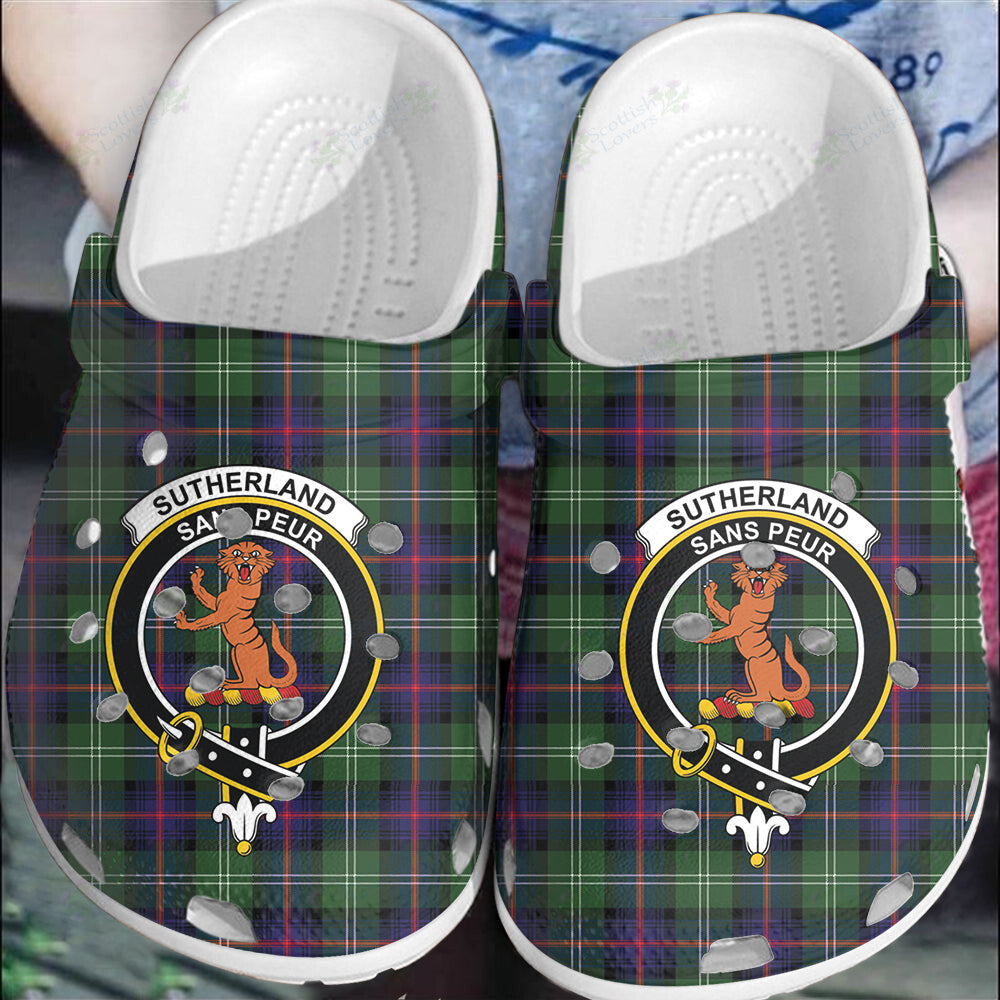 Clan Sutherland Modern Tartan Crest Clogs Classic MX18 Sutherland Modern Tartan Tartan Today