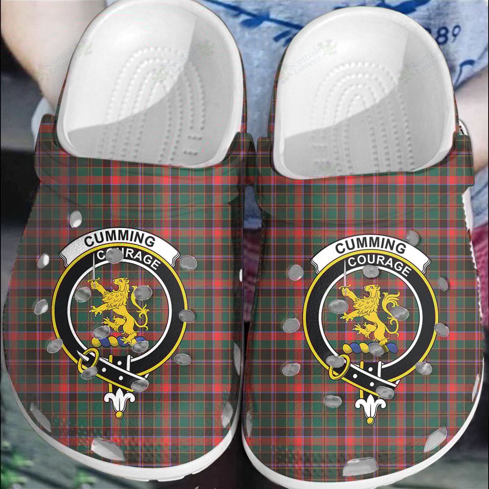 Clan Cumming Hunting Modern Tartan Crest Clogs Classic ST40 Cumming Hunting Modern Tartan Tartan Today