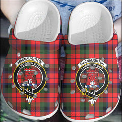 Clan MacNaughton Modern Tartan Crest Clogs Classic ER94 MacNaughton Modern Tartan Tartan Today