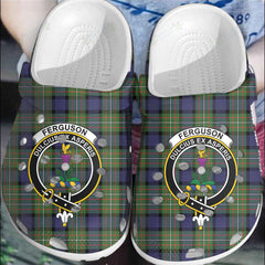 Clan Fergusson Modern Tartan Crest Clogs Classic OO59 Fergusson Modern Tartan Tartan Today