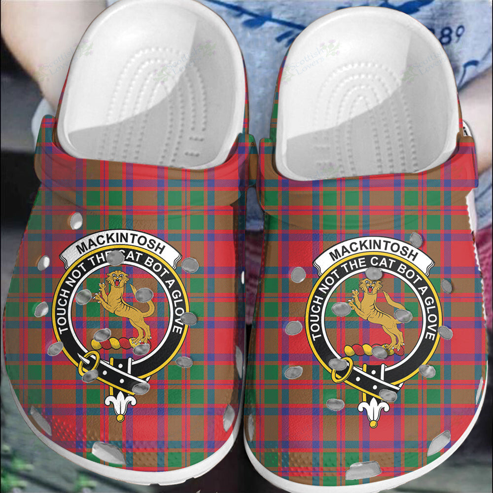 Clan MacKintosh Modern Tartan Crest Clogs Classic BW48 MacKintosh Modern Tartan Tartan Today